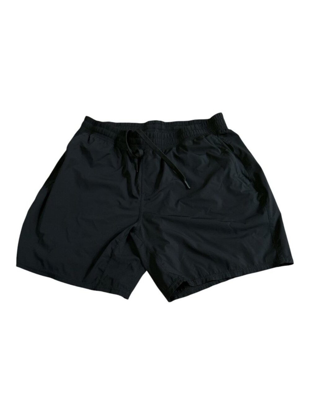 Barbell Men XL Stretch‎ Waist Drawstrings Athletic Shorts No Liner Zip Pocket